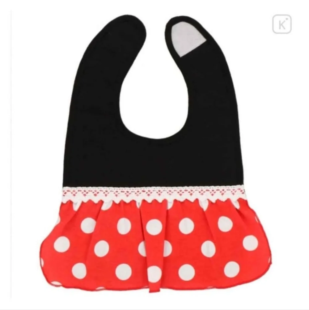 NWT Disney Resorts mini mouse bib and  headband set